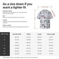 thumbnail image 5 of Pofeuu Autumn Leaves Print Mens Casual Short Sleeve Shirts Beach Summer Spread Collar Pocket Tops Men's Casual Short-sleeved Shirt-Large, 5 of 5