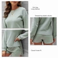 thumbnail image 1 of Pullover Nightwear, Top And Shorts Pajama Set Loose Polyester For Daily Life ANGGREK Otros, 1 of 6