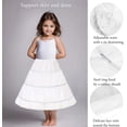 thumbnail image 5 of Abaowedding Falda de crinolina con 3 aros para niña, 5 of 5