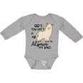 thumbnail image 3 of Inktastic Gigi's You Say Alpaca My Bags Boys or Girls Long Sleeve Baby Bodysuit, 3 of 5