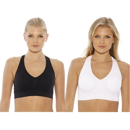 Just Intimates Racerback Sports Bra (Pack of 2)