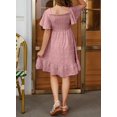 thumbnail image 3 of Vestido de verano con flores de chifón para niñas adolescentes, tallas 10-11, 3 of 9