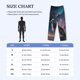 thumbnail image 4 of Fotbe Night Sky Wolf Pantalones de Pijama para Hombre, Pantalones de Dormir, Pantalones de Casa con Cintura Ajustable y Bolsillos-3X-Large, 4 of 6