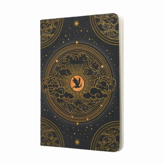 Fourth Wing Fourth Wing Shadows of Navarre A5 Dot Grid Cahier Notebook, 80pg, 100gsm, Rebecca Yarros' Empyrean Collection by Paperbl, (Hardcover)