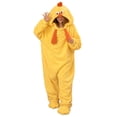 thumbnail image 2 of SOOMLON Onesies for Women with Feet Lovely Chick Pajama Robe Flannel Hooded Jumpsuits Winter Comfy Sleepwear Yellow, 2 of 6