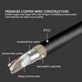 thumbnail image 3 of Cable Divisor XLR De 3 Pines, Blindaje De Alta Densidad Balanceado XLR Hembra A Doble XLR Macho Conector Chapado En Oro Para Micrófonos De Escopeta, 3 of 7