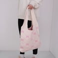 thumbnail image 3 of (Doblado Por La Mitad Y Enviado Dos Veces) Bolso Compras Tejido Con Lazo Bolso Hombro Gran Capacidad para Mujer (Estilo 3), 3 of 9