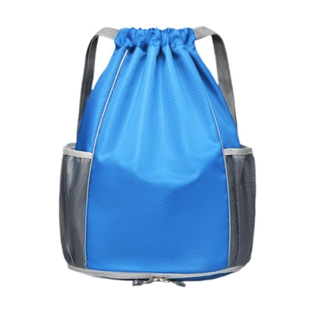 Bolsa de natación, bolsa de gimnasio, mochila portátil, resistente al agua, organizador con correa ajustable Azul