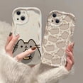 thumbnail image 2 of Funda divertida Pusheens Cat 3D Wave para iPhone 15 14 13 12 11 Pro Max Mini X XR XSMAX 8 7 6S Plus funda de silicona suave, 2 of 5