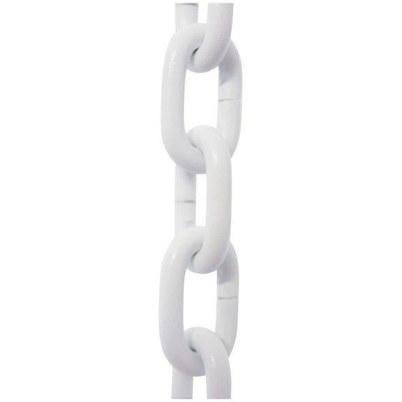 CH-S53-14-WHT-10 Steel Clock Chain, White (10 Feet)