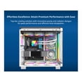 thumbnail image 3 of MONTECH HyperFlow ARGB 360 - AIO CPU Liquid Cooler, Intel&AMD Compatible, Chart-Topping Performance, Enhanced 3100RPM Water Pump Design, 3X Metal Pro 12 ARGB Ultimate Cooling Fans - White, 3 of 5