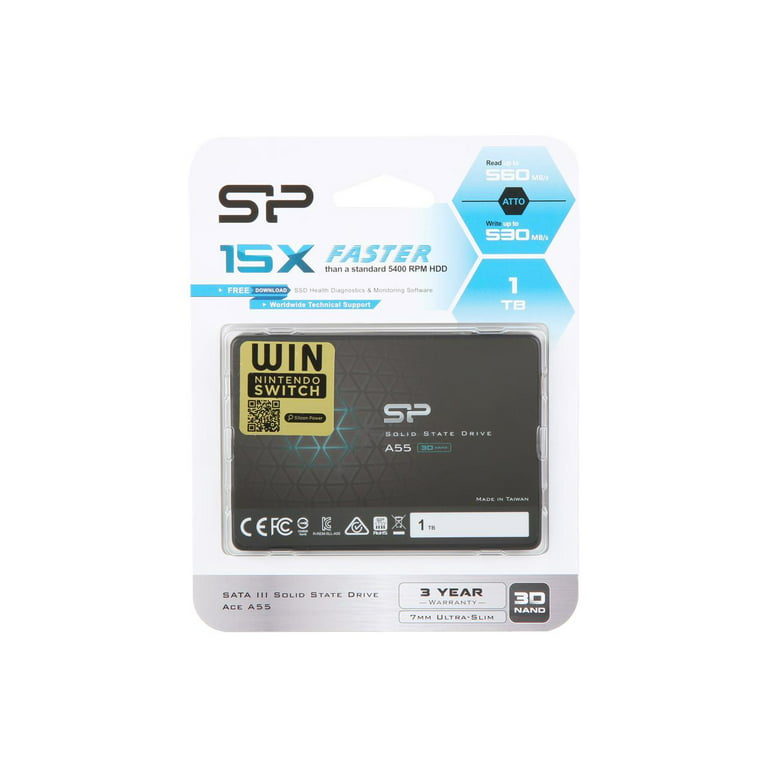 GB SSD interne Silicon Power Ace A55 2,5 '' 1000 Go Serial ATA III