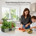 thumbnail image 4 of SUNCOZE 12-Pod Hydroponic Growing System, Indoor Herb Garden with 24W Full Spectrum LED Grow Light, Smart Timer, Adjustable Height, 4L Water Tank, Green, 4 of 10