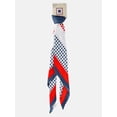 thumbnail image 2 of No Boundaries Women's Americana Print Square Scarf, 2 of 6