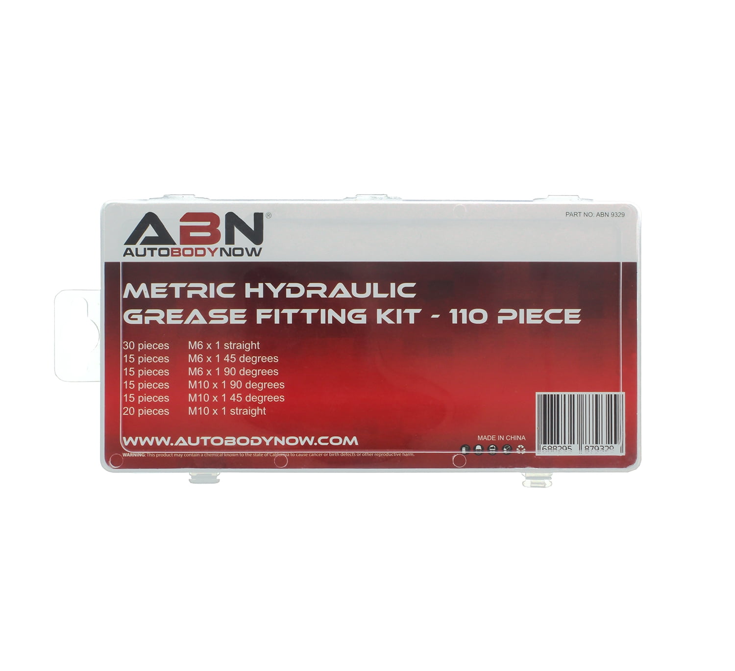 Fittings 90Degree 45Degree Angled Zerks Assortment Set Straight