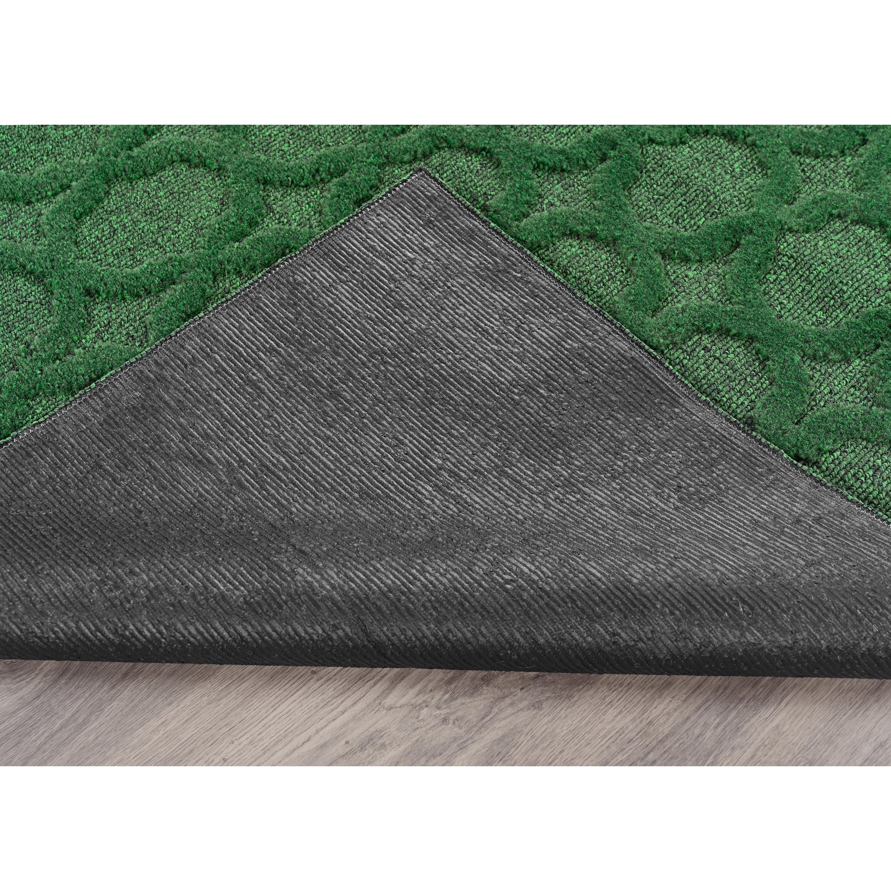 Garland Rug Garden Trellis Polypropylene Green Square Indoor/Outdoor Area Rug, 6' x 6'