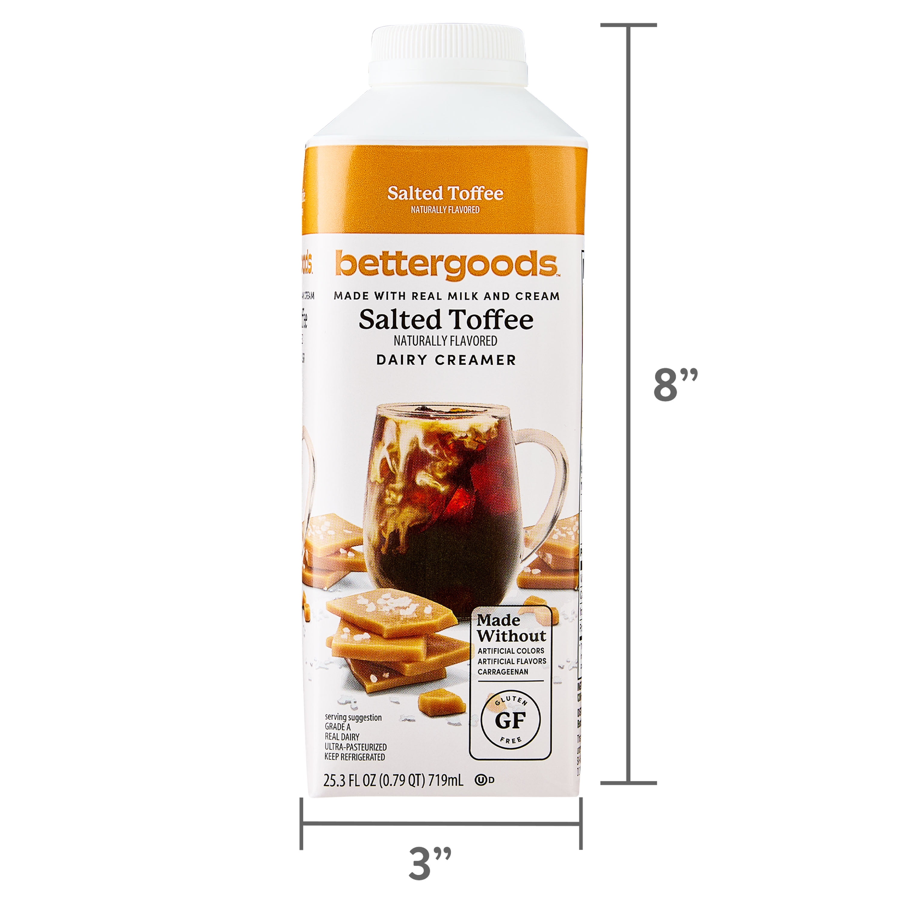 bettergoods Salted Toffee Dairy Creamer, 25.3 fl oz
