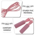 thumbnail image 4 of HEALEEP Fitness Training Rope PVC Pink Adjustable Length Outdoor Exercise 1Set, 4 of 8