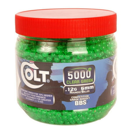 Colt .12 Airsoft BB Ammo, 6mm, 5000 Count