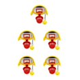 thumbnail image 1 of Destyer Playful Bell Sound In Parrot Basketball Toy For Joyful Play Screw Cap Is 5Set, 1 of 6
