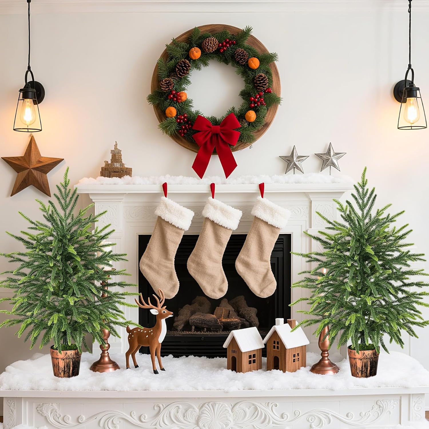 Lyacmy 2ft Tabletop Artificial Christmas Tree photo 2
