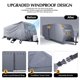 thumbnail image 3 of Yeshouse funda para autocaravana de 24 a 27 pies, protección UV e impermeable, correas resistentes al viento, incluye fundas para neumáticos, funda para gato y parches de reparación, 3 of 8