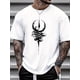 thumbnail image 1 of Camisetas de verano con estampado gráfico: transpirables, absorbentes y de manga corta para deportes al aire libre y el día a día. Diseño creativo vibrante, secado rápido, cómodas y para el tiempo lib, 1 of 7