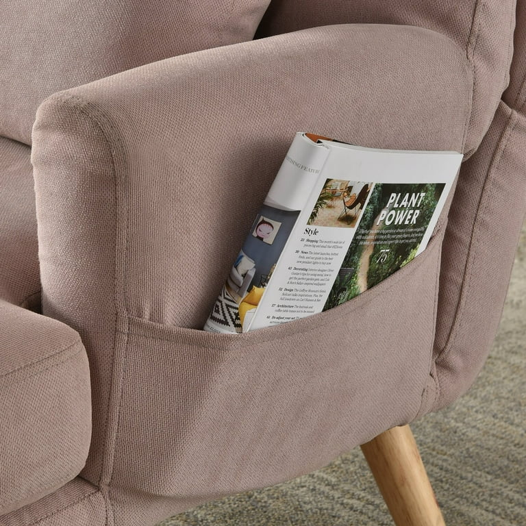Everalda Lounge Chair and Ottoman Upholstery Material Details