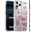 Colorful Summer Flower, variant on Phone Case for Apple iPhone 18 Pro Max Luxury Glitter Epoxy Design Chrome Metallic Edge Shockproof Protective Stylish Fashion Durable Slim Premium Finish Cover [Pink Floral]