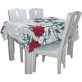 thumbnail image 4 of Coolnut Beautiful Elegant Flowers Tablecloth Modern Table Cover for Home Decoration, Spill Proof Cloth Washable for Dinner Picnic, 60"x108", 4 of 6