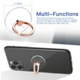 thumbnail image 3 of Transparent Phone Ring Stand - 360Â° Rotation, Rhinestone Decor, Strong Adhesive - for Smartphones/Tablets, Anti- Grip, 6g Lightweight, 3 of 6