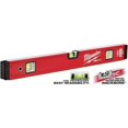 thumbnail image 1 of Milwaukee Outils Électriques 1384049 Boîte de Niveau de Bâton Rouge de 24 Po, 1 of 1