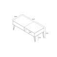 thumbnail image 3 of Linon Table Basse en Bois Perry en Naturel, 3 of 3