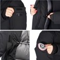 thumbnail image 6 of Women's Winter Down Parkas Collar Hooded Long Down Coat Thick Female Outerwear Puffer Jackets, 6 of 7