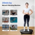 thumbnail image 4 of MERACH Vibration Plate Exercise Machine, Vibrating Platform Exercise Machines for Muscle Activation & Lymphatic Drainage with LED Touch Screen, Bluetooth, Resistance Bands, 4 of 9