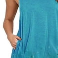thumbnail image 3 of Plus Size Swing Mini Robes d'Été Plage une Ligne Robe de Soleil Femmes, 3 of 3