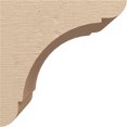 thumbnail image 3 of 10"W x 10"D x 10"H Wide Olympic Rough Cedar Woodgrain TimberThane Corbel, Primed Tan, 3 of 6