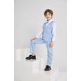 thumbnail image 5 of LOLANTA Boys Vest Suits 4PCs Wedding Ring Bearer Outfits Wasitcoat Shirt Pants Bow Tie, 5 of 6