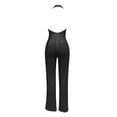 thumbnail image 4 of New European And Jumpsuit Lady'S Sleeveless Neck Sequin Pants Women Summer Jumpsuit for Women Wedding Outfit Leather Bodysuit Long Sleeve Comfy Jumpsuits for Women Womens Body Suits Tops Coverall Leg, 4 of 4