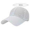 thumbnail image 6 of Baseball Cap Buckle Closure Sun Protection Breathable Solid Color Outdoor Hat for Women, 6 of 8