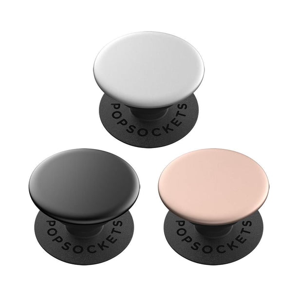 Mini Agarraderas para Teléfono y Tableta Paquete de 3 PopSockets de Aluminio