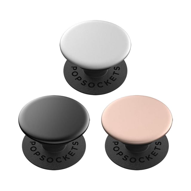 Mini Agarraderas para Teléfono y Tableta Paquete de 3 PopSockets de Aluminio