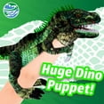 thumbnail image 5 of Real Planet 36" Green T-Rex Dinosaur Realistic Stuffed Animal Puppet, Tyrannosaurus Rex Plush Toy & STEM Learning Gift for Birthday Boys & Girls, 5 of 7