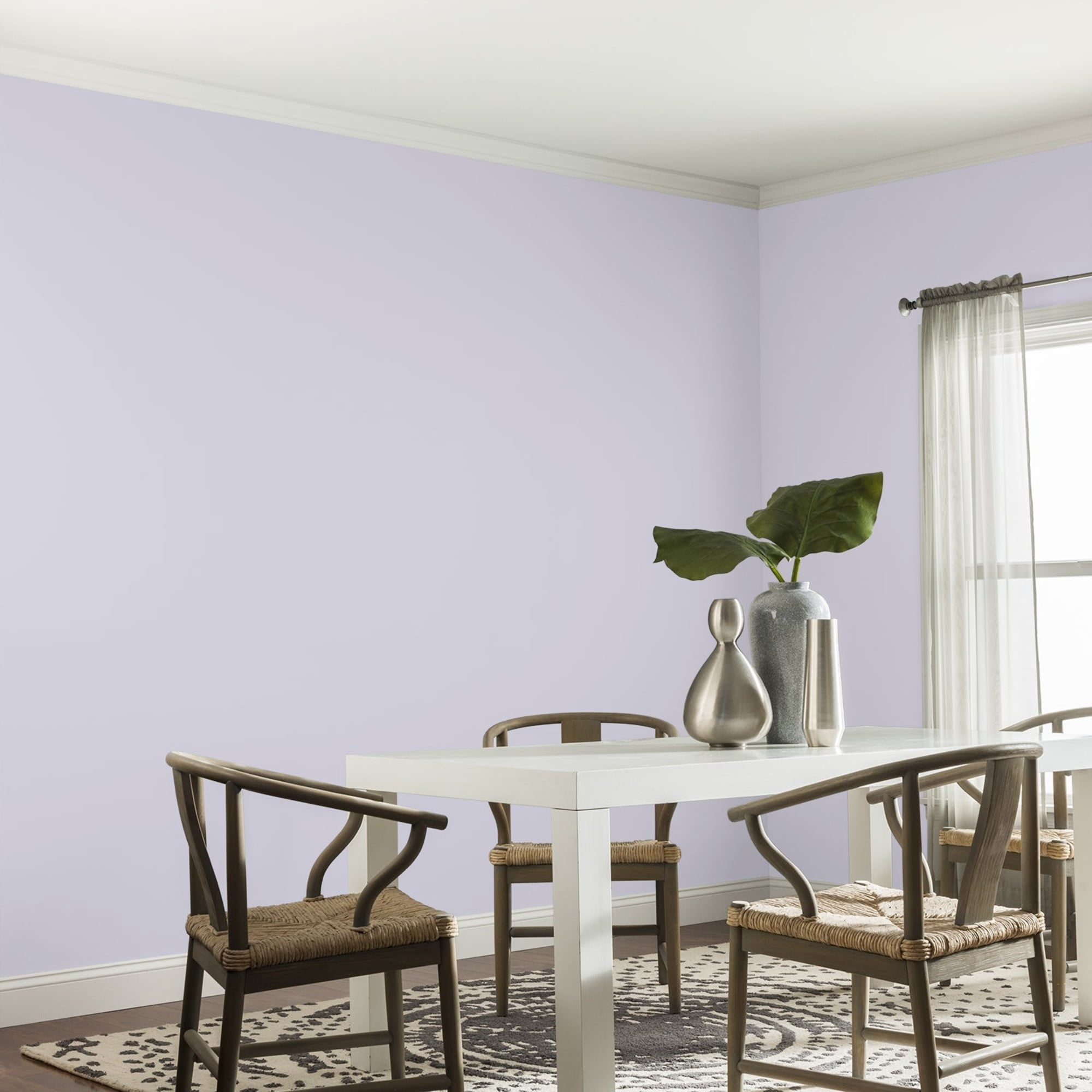 Glidden Fundamentals Lavender Haze / Purple, Eggshell Interior Paint, 1 Quart
