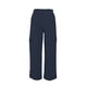 thumbnail image 5 of Pantalones de lino Pantalones cargo elásticos de cintura alta con cordón para mujer, 5 of 6