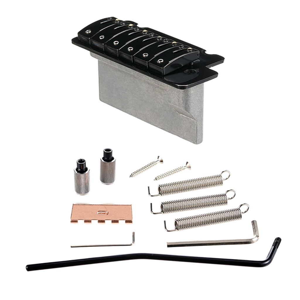 CEORPER 6 String Electric Guitar Bridge Set Heavy Duty Metal Tremolo System for Guitar