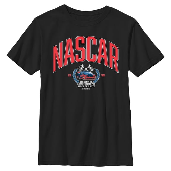Boys NASCAR Laurel Wreath 1948 Classic Logo T Shirt