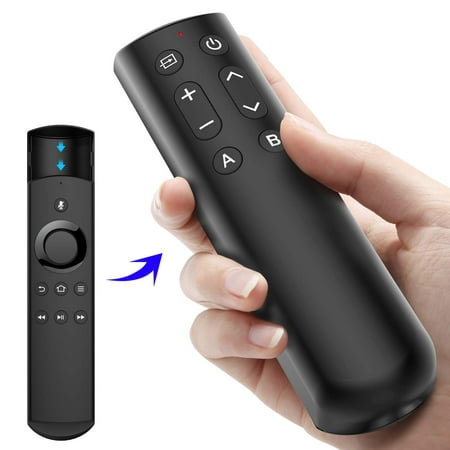 Universal All in One Add-on Remote Controller Back-Panel Attachment Compatible with Fire TV Streaming (Best Universal Remote For Fire Tv)