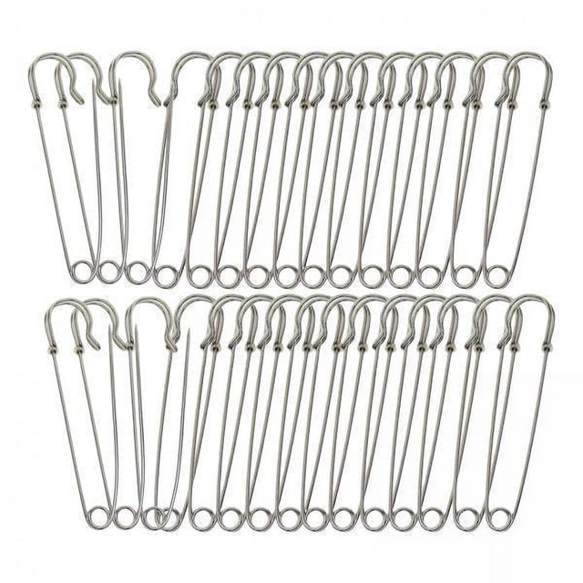 Imperdibles de seguridad grandes,Imperdibles de seguridad grandes de acero inoxidable Resistente,Imperdibles resistentes Mantas Faldas Faldas Escocesas DIY,Alfiler para lamer resorte pasador