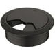 thumbnail image 2 of Pasacables para escritorio de 70 mm de diámetro - Juego de 1 guía para cables de escritorio de plástico negro - Hoja pasante para cables - Para una mayor organización y visión general en el lugar de, 2 of 4